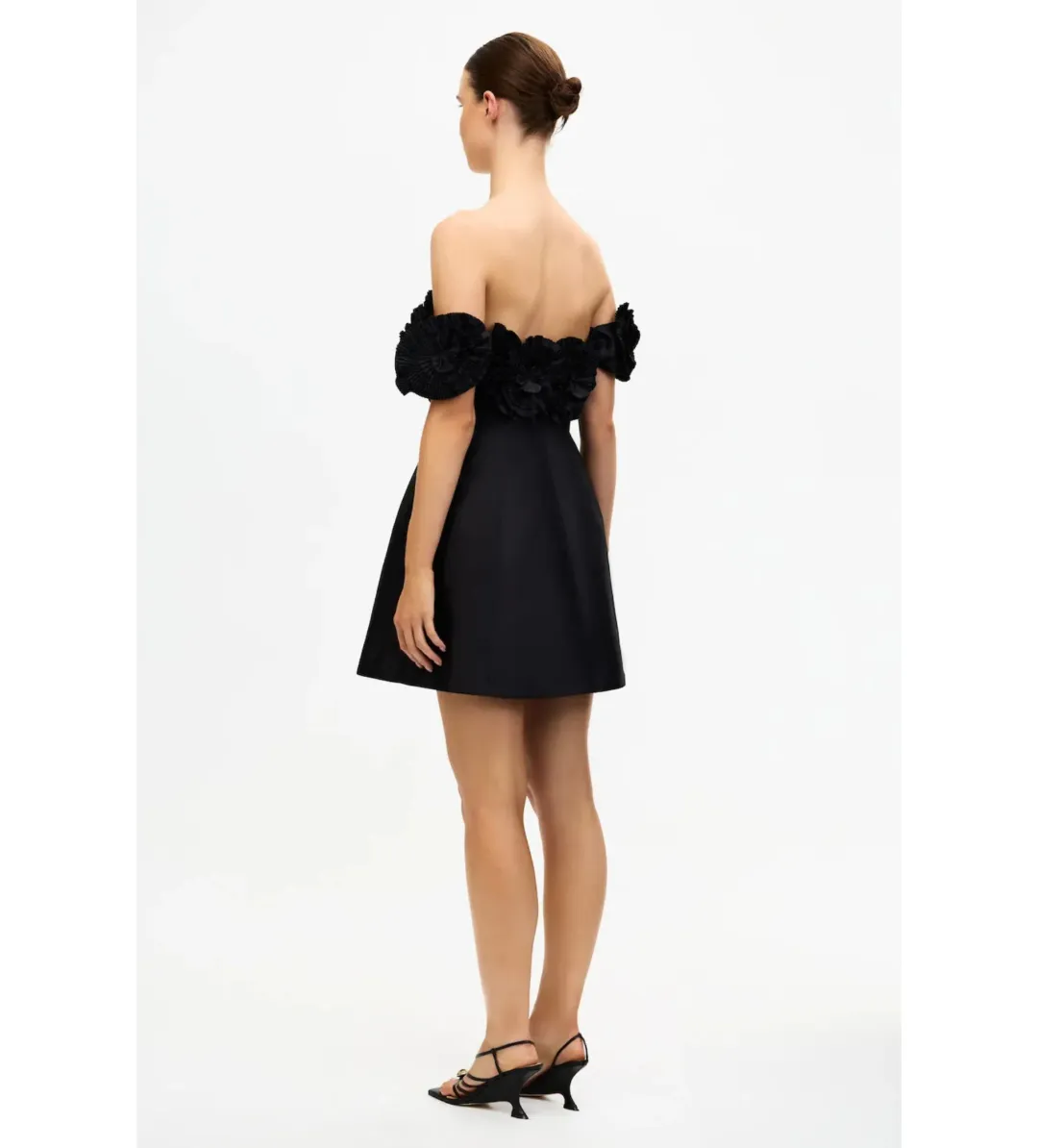Acler Trusley Mini Dress Black Size 14 for rent on The Volte - main image