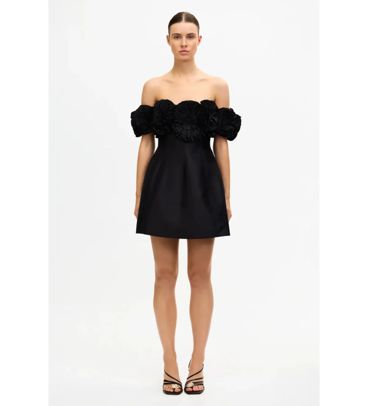 Acler Trusley Mini Dress Black Size 14 - Image 2
