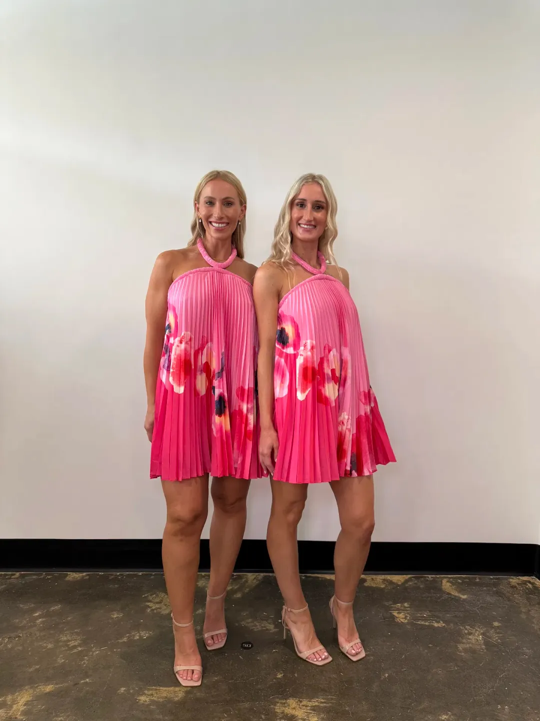 Acler Fixby Mini Dress Pink Floral Size 12 for rent on The Volte - main image