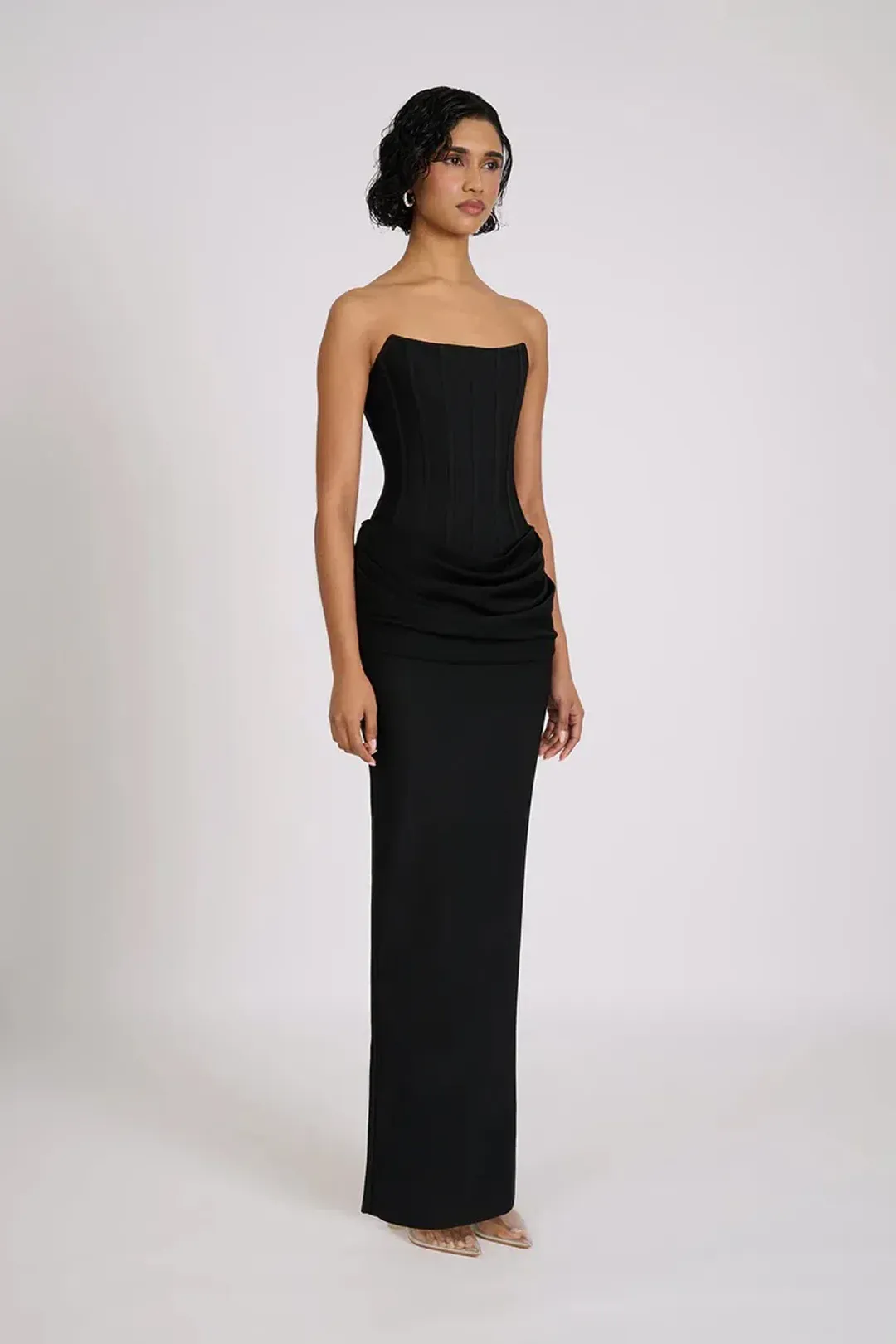 Eliya The Label Hilda Gown in Black Size 8 for rent on The Volte - main image