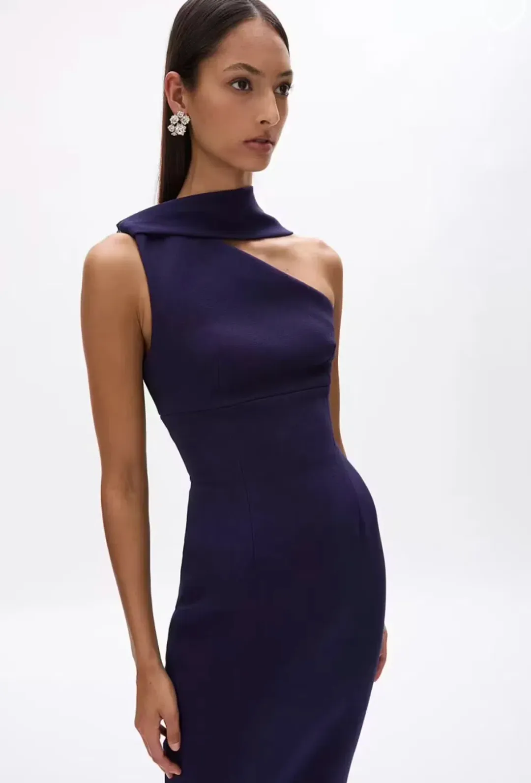 Rachel Gilbert Clara Midi Dress Dark Indigo Size 2 / AU 10 for rent on The Volte - main image