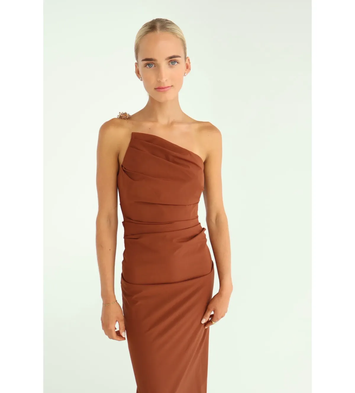 Rachel Gilbert Antoinne Gown in Brown Size 0 / AU6 - Image 2