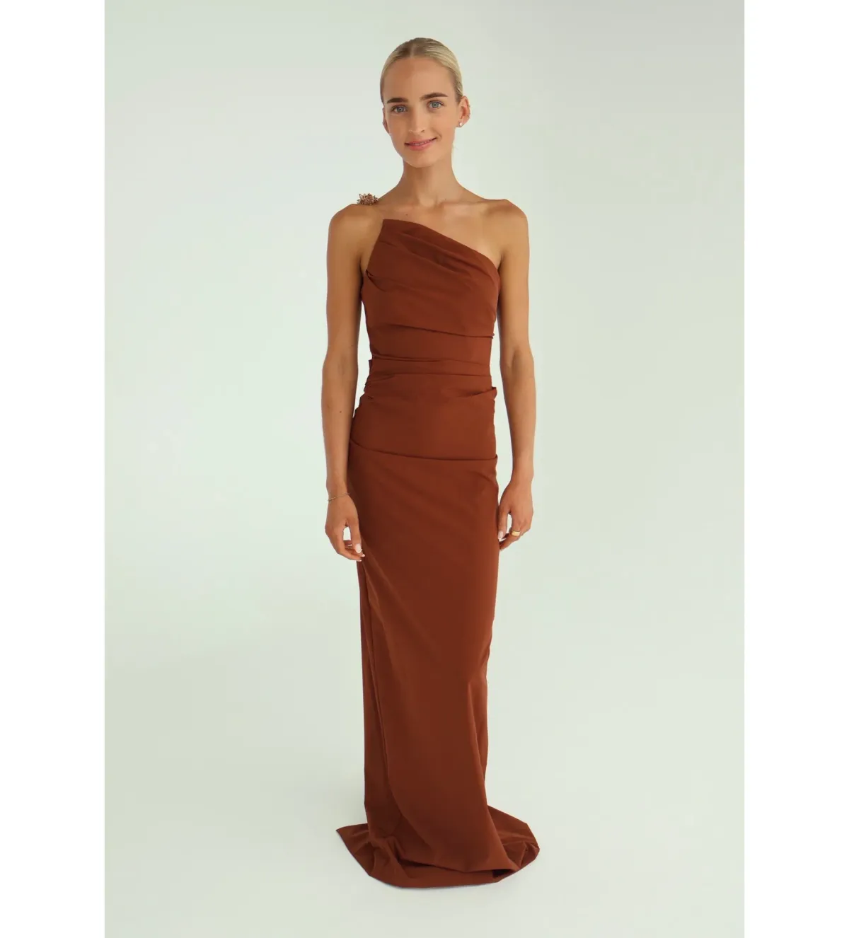 Rachel Gilbert Antoinne Gown in Brown Size 0 / AU6 - Image 1