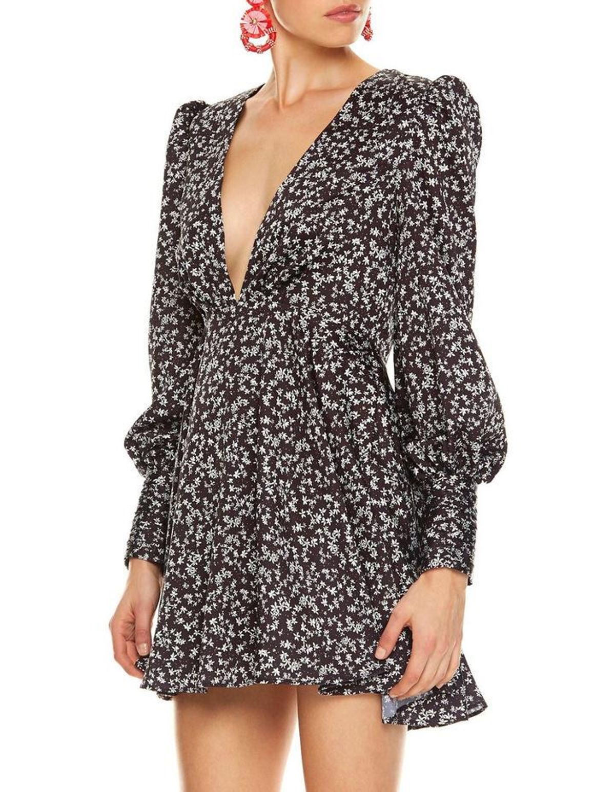 Talulah Embody The Love Long Sleeve Mini Dress Print Size XS / Au 6 - Image 2