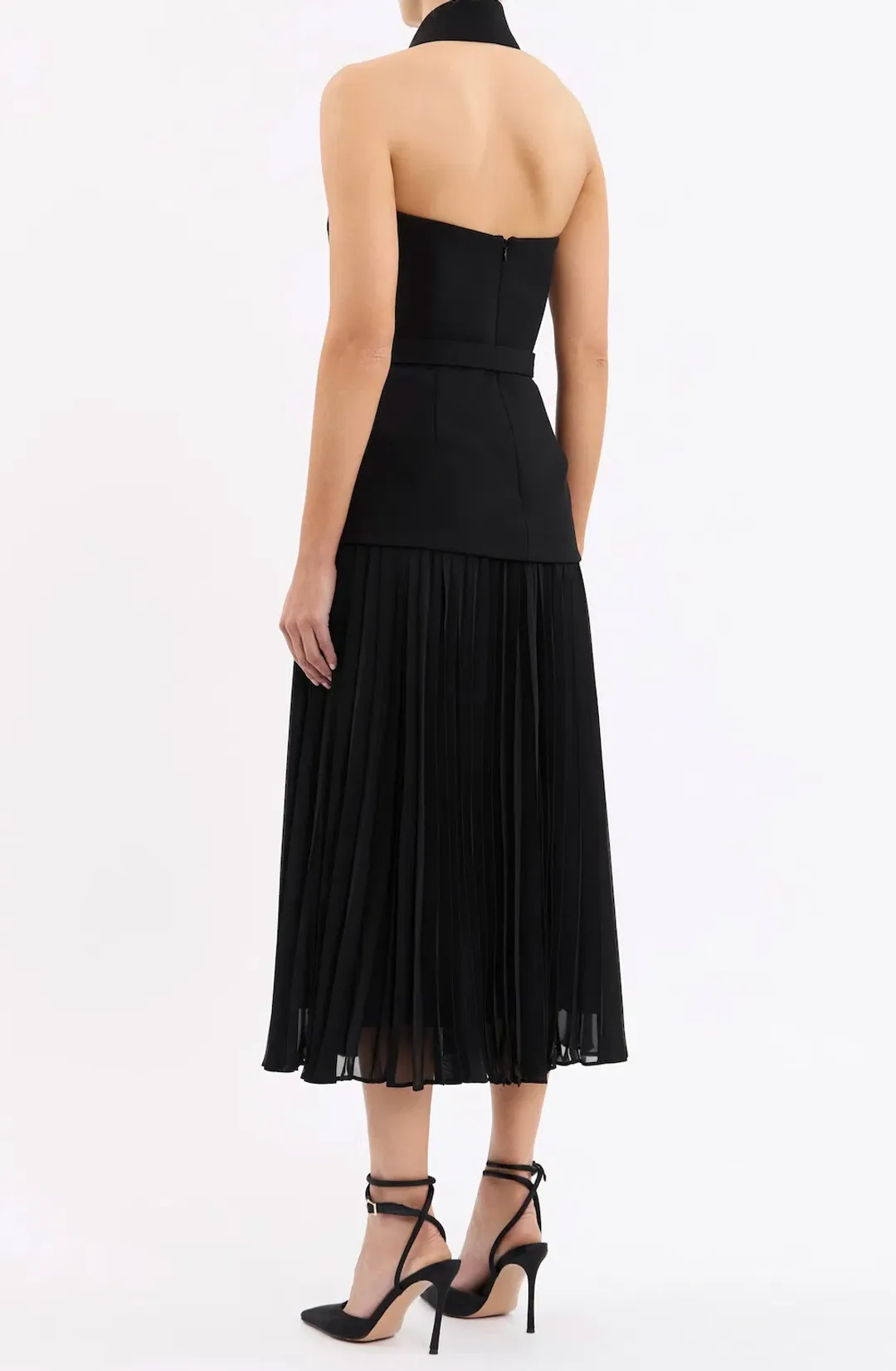 Rebecca Vallance Emma Midi Dress Black Size 10 for rent on The Volte - main image