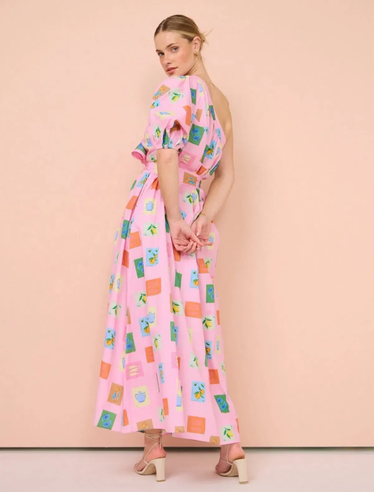 Palm Noosa Lotus Maxi Dress Pink Size 8 - Image 2