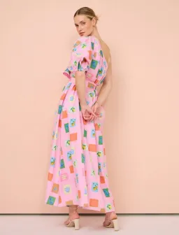 Palm Noosa Lotus Maxi Dress Pink Size 8 for rent on The Volte - image 2