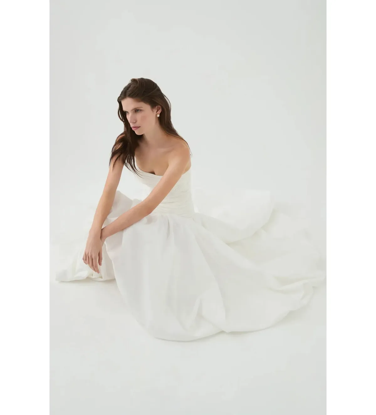 Aje Violette Bubble Hem Maxi Dress Ivory Size AU 8 - Image 5