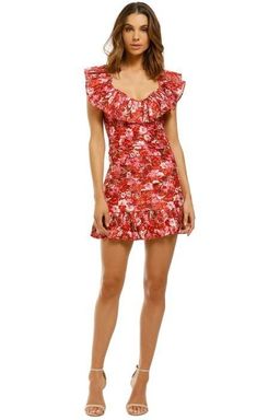 Talulah Cloud Nine Mini Dress Red Size 8 for rent on The Volte - image 2