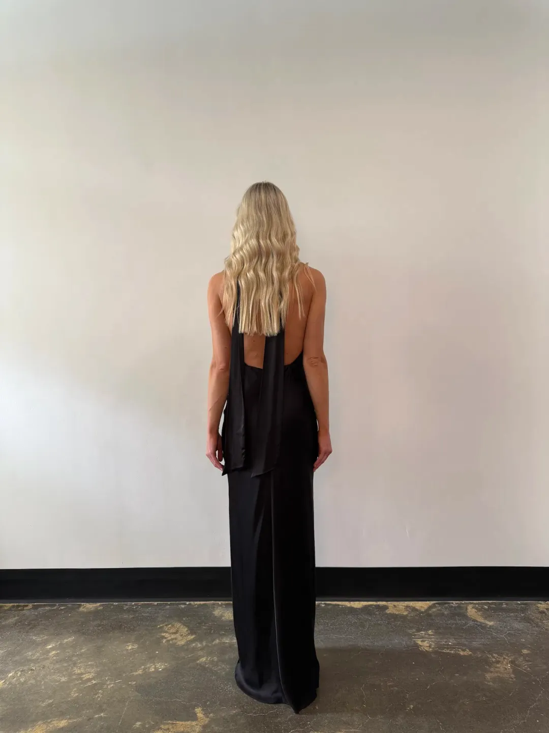 Shona Joy Agnes Halter Neck Maxi Dress Black Size AU 6 for rent on The Volte - main image