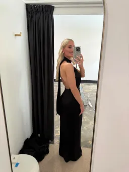 Shona Joy Agnes Halter Neck Maxi Dress Black Size AU 6 for rent on The Volte - image 6