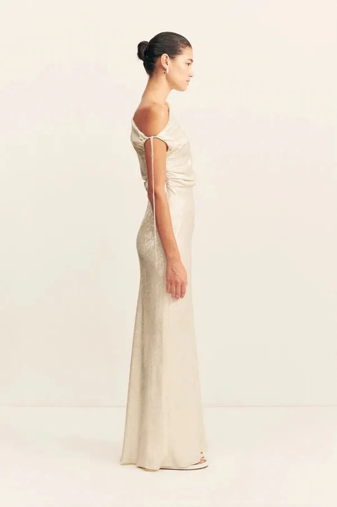 Shona Joy Calder Gathered Maxi Dress Bubbly Size 12 for rent on The Volte - main image