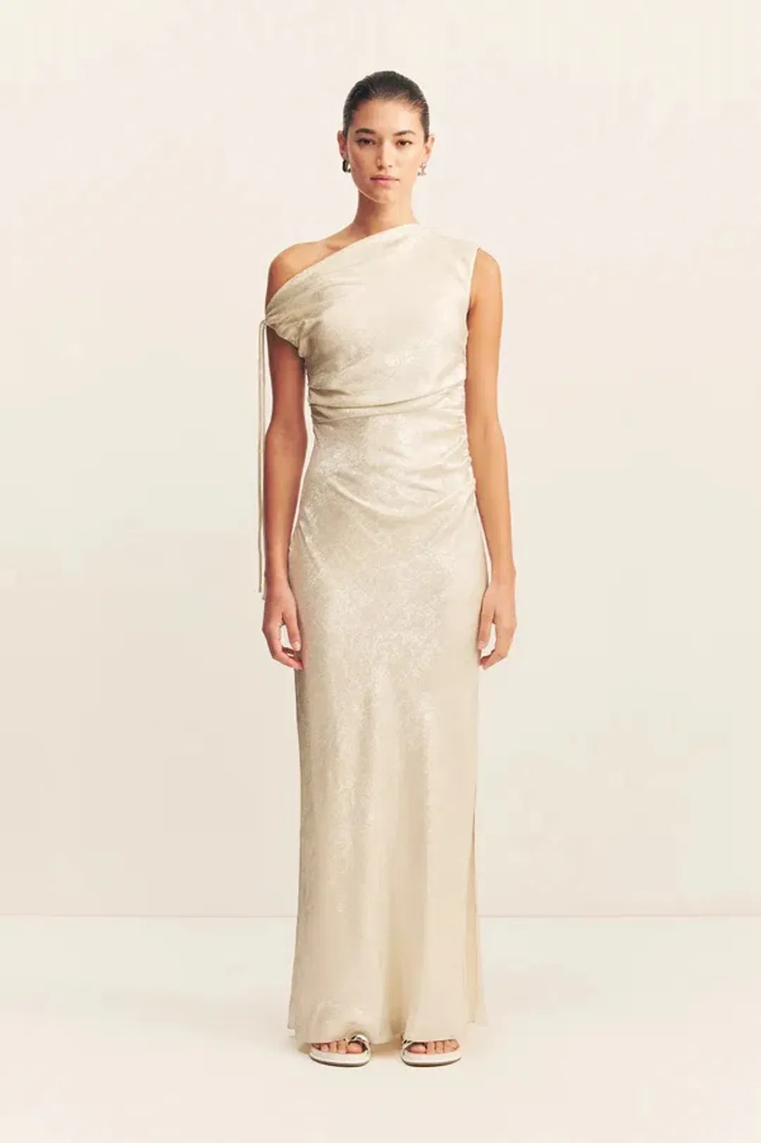 Shona Joy Calder Gathered Maxi Dress Bubbly Size 12 for rent on The Volte - main image