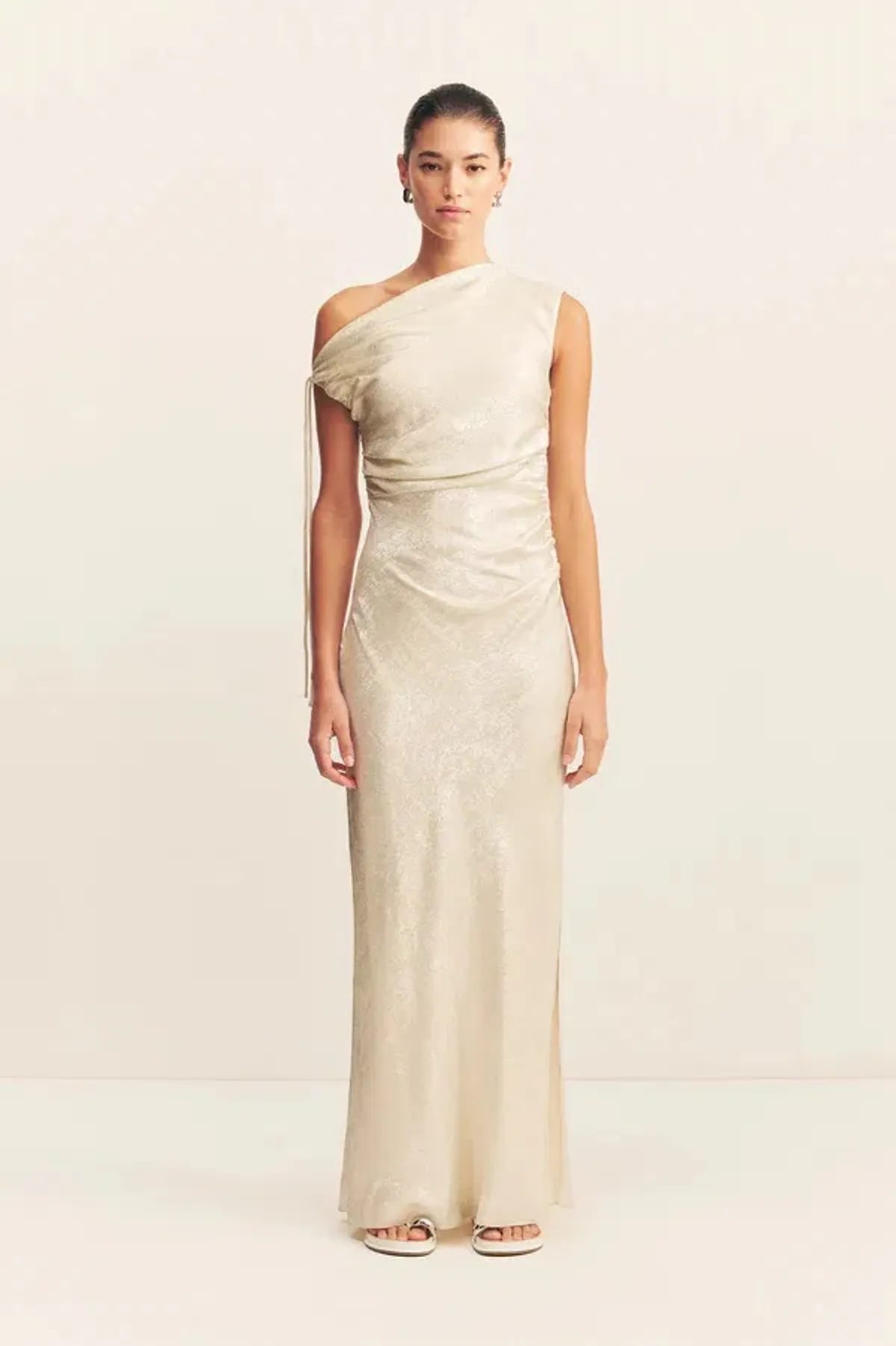 Shona Joy Calder Gathered Maxi Dress Bubbly Size 12 - Image 1