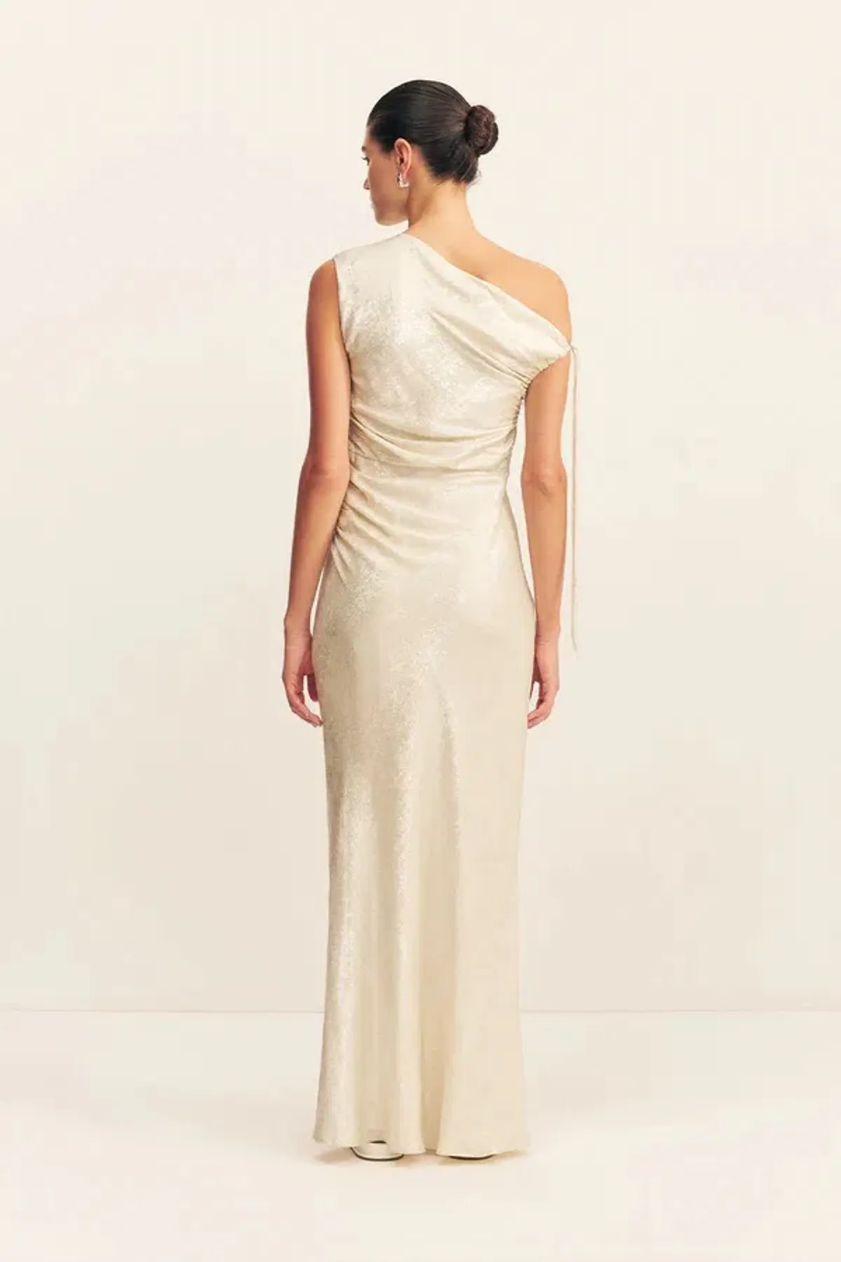 Shona Joy Calder Gathered Maxi Dress Bubbly Size 12 - Image 4