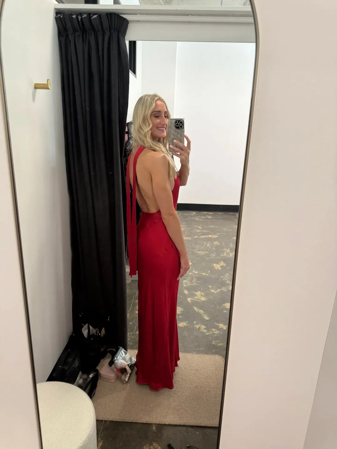 Shona Joy Tatum Halter Neck Maxi Dress in Grenadine Size AU8 for rent on The Volte - main image