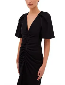 Bianca Spender Black Satin Bellini Dress Size 14 for rent on The Volte - image 3