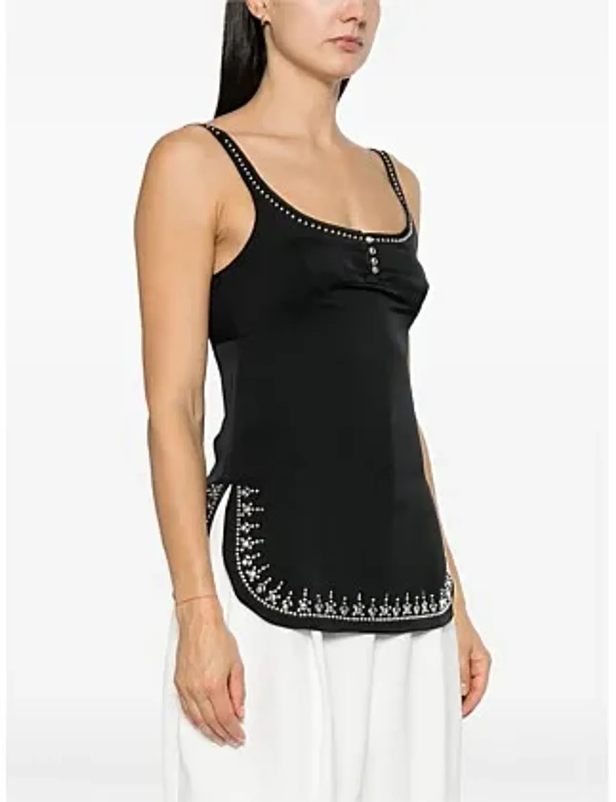 Rabanne Tank Top Studded Size 6/XS - Image 3