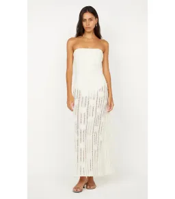 Bec & Bridge Amelie Strapless Maxi Dress in Ivory Size AU 12 for rent on The Volte - image 2