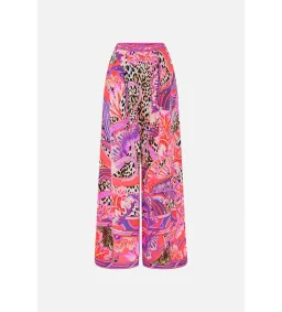 Camilla Viola Vintage Wing Collar Blouse Size XL AU 16 and Tuck Front Pant Size XXL AU 18 Set Multi Print for rent on The Volte - image 11