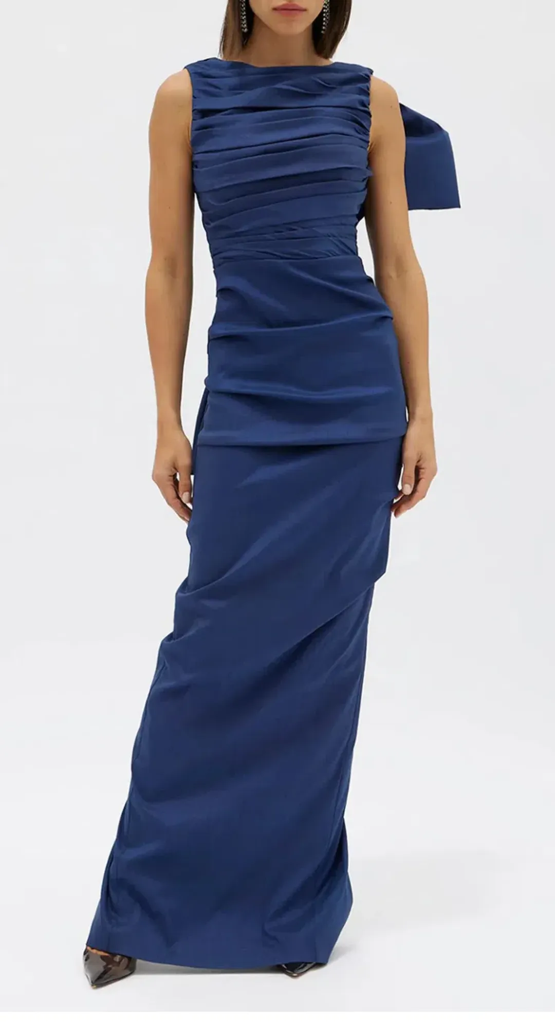 Rachel Gilbert Zora Gown in Stretch Taffeta Size 8 for rent on The Volte - main image
