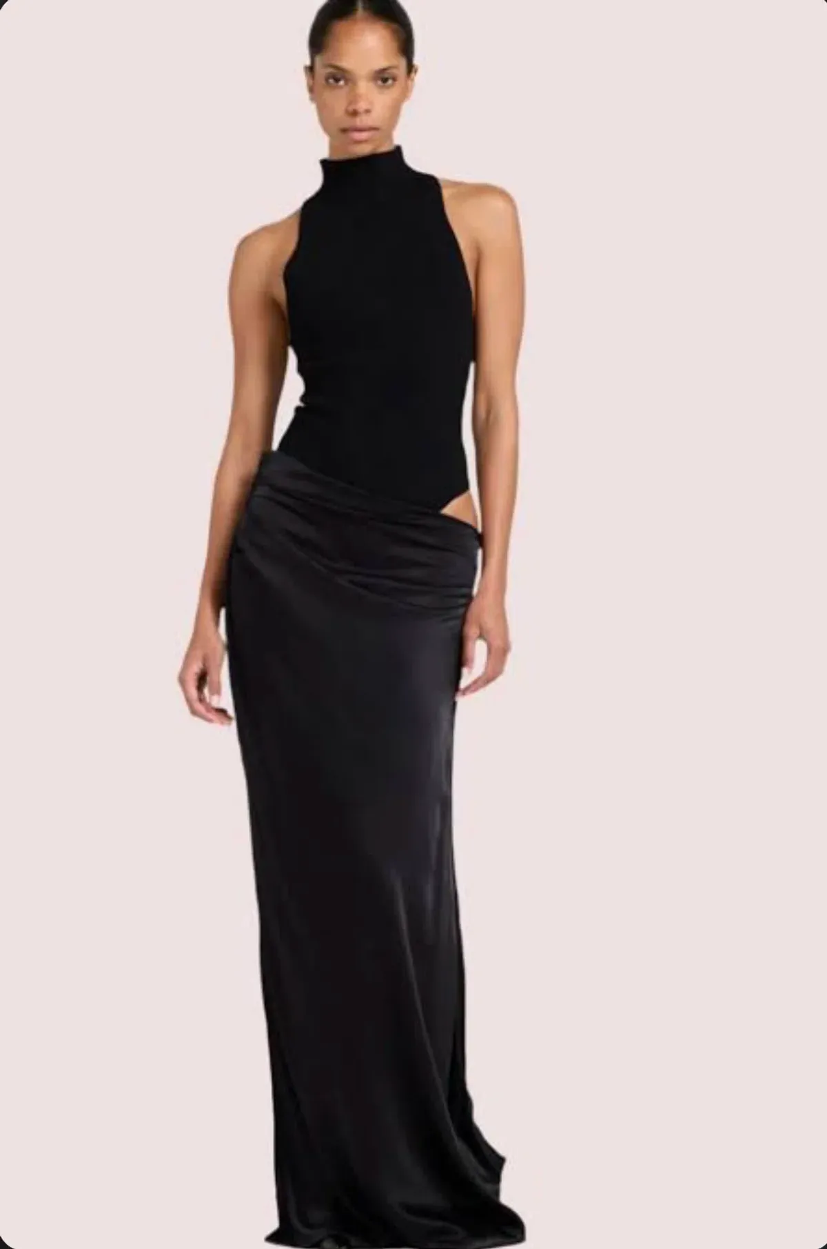 Henne Soraia Dress in Black Size 6 for rent on The Volte - main image