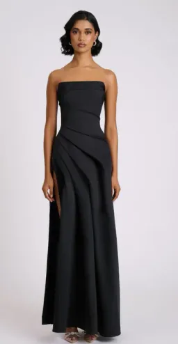 Eliya The Label Deanna Gown Black Size M/AU 10 for rent on The Volte - image 3
