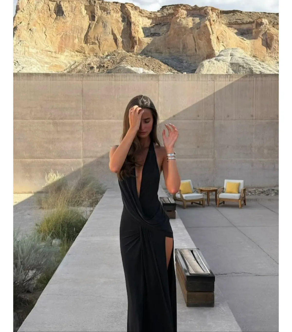 Natalie Rolt Winona Maxi Gown in Black Size 1 / AU 8 - Image 3