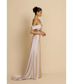 Arcina Ori Anaya Top and Maxi Skirt Oyster Pink Size XS / AU 6 for rent on The Volte - image 2