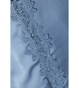 Keepsake The Label Resound Satin Midi Dress Blue Size 6 for rent on The Volte - image 3