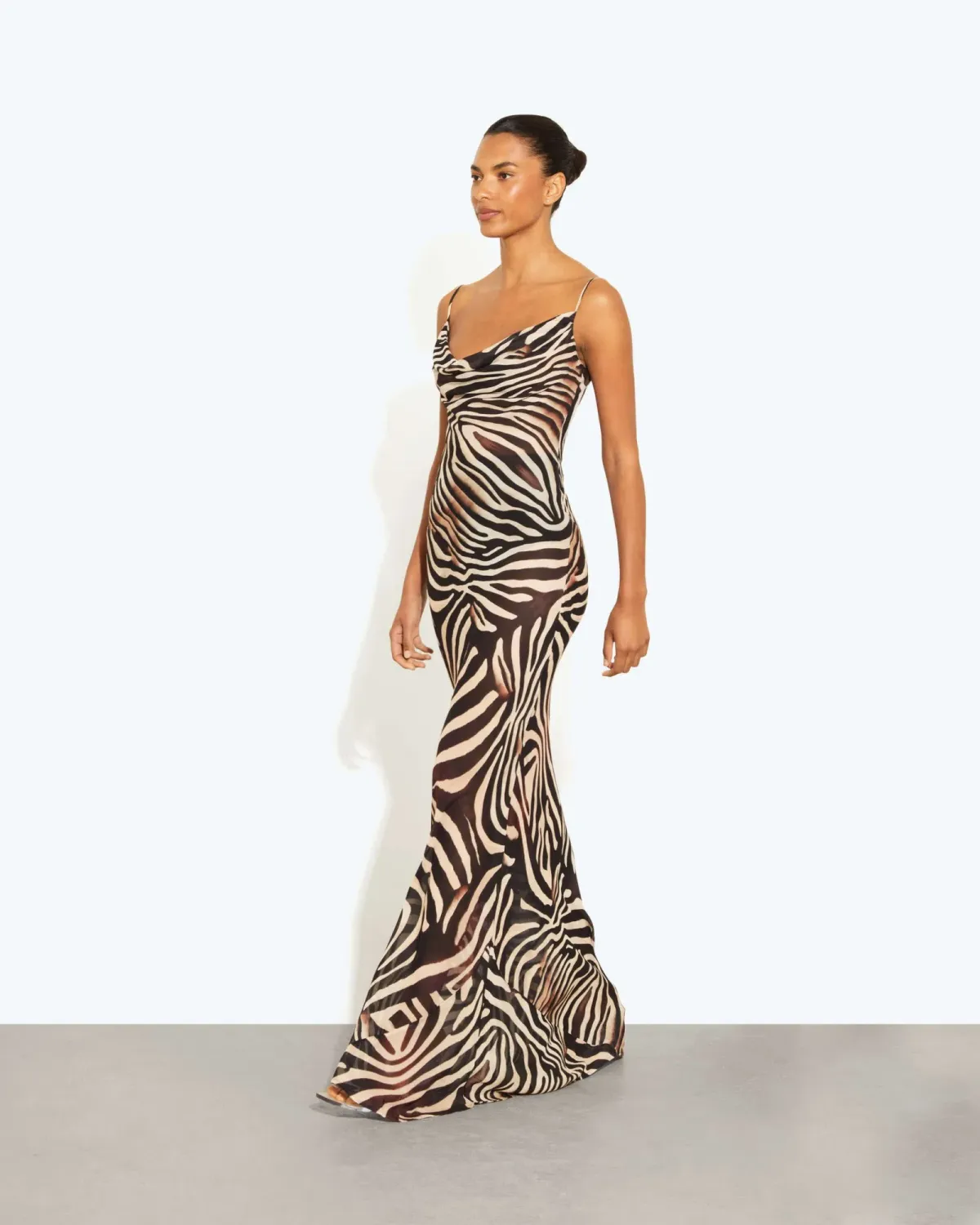 Rat & Boa Majel Dress Zebra Print Size M/Au 10 for rent on The Volte - main image