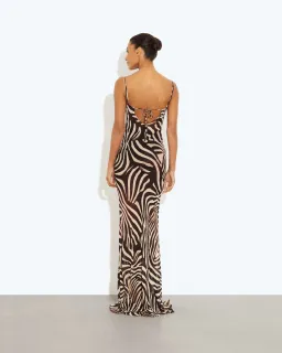 Rat & Boa Majel Dress Zebra Print Size M/Au 10 for rent on The Volte - image 2