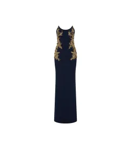 Rebecca Vallance Orla Gown Navy Size AU 6 for rent on The Volte - image 6