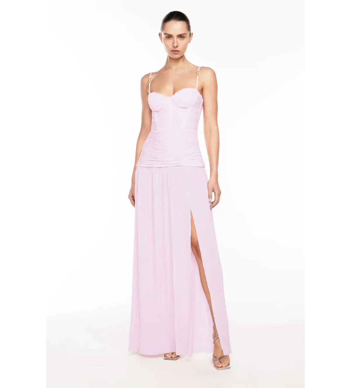 Manning Cartell Double Time Pleat Dress in Hydrangea Size AU12 - Image 1