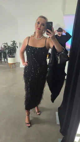 Rachel Gilbert Cynthia Dress Black Size 4 / AU 14 for rent on The Volte - image 6