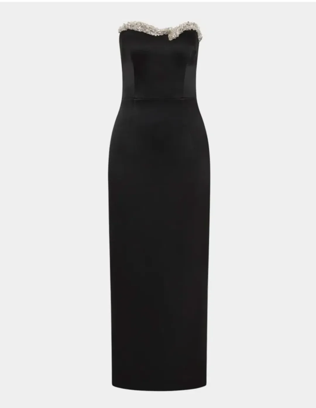 Rachel Gilbert Lorna Dress Gown Midi in Black Size 5 / Size AU 16 for rent on The Volte - main image