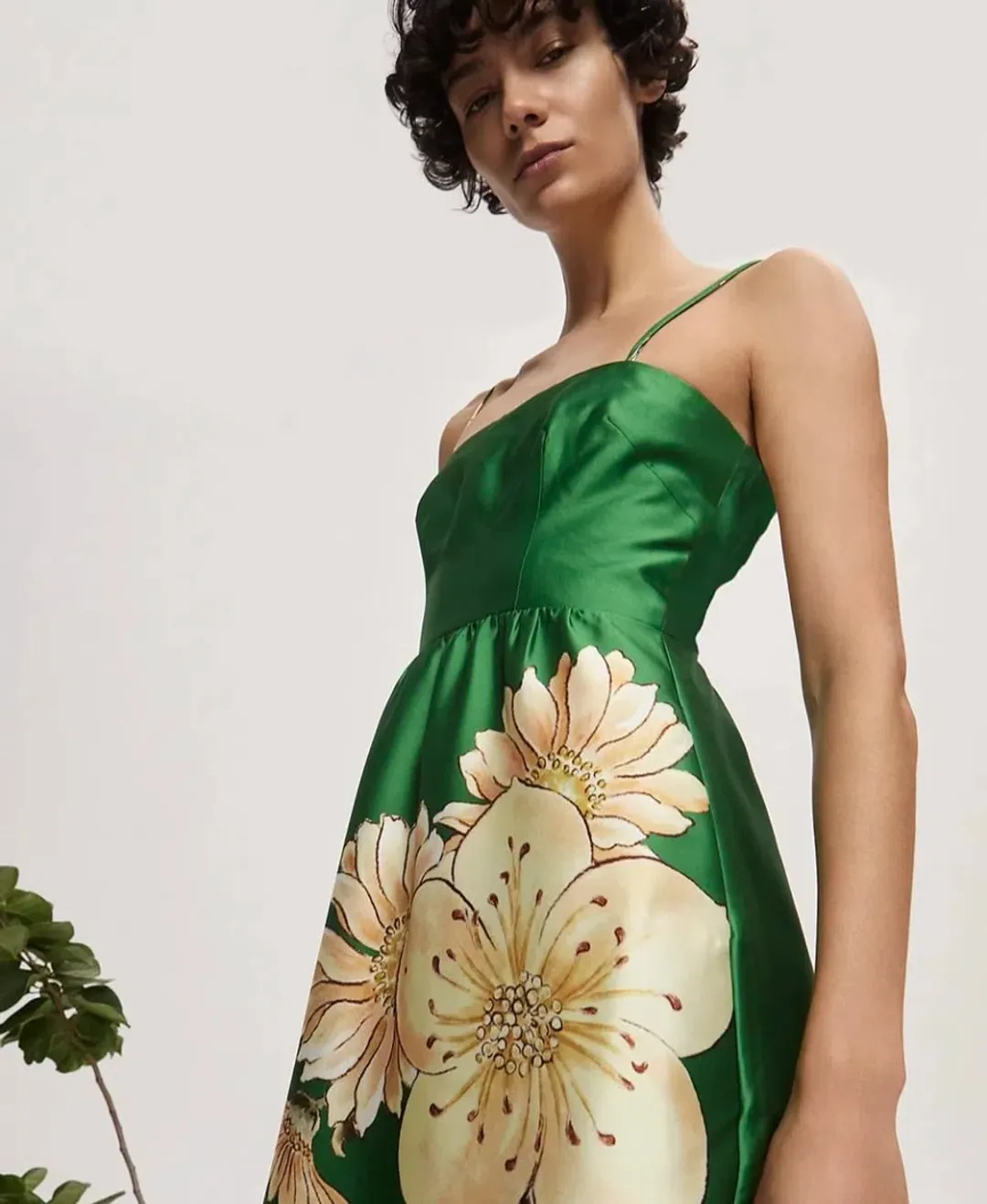 ALEMAIS Sage Midi Dress Green size 10 for rent on The Volte - main image