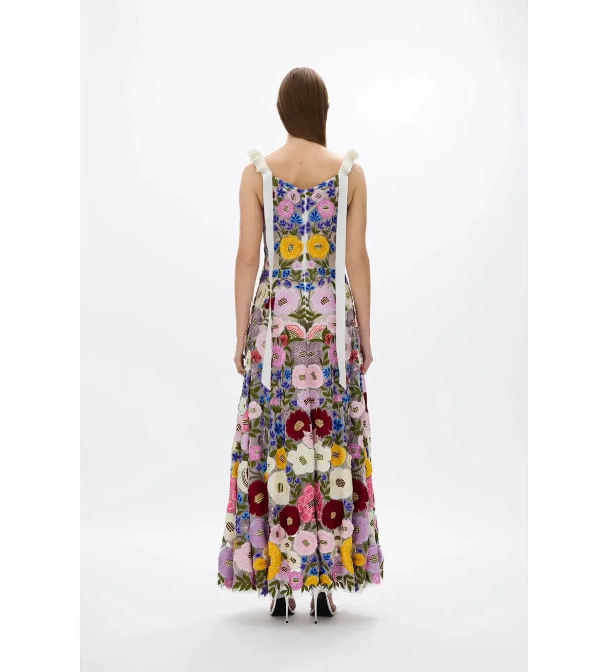 Rachel Gilbert Nya Gown in Multi floral Size 5/ AU 16 - Image 4