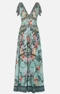 Camilla Tie Shoulder Dress Petal Promise Land Size S AU 10 for rent on The Volte - image 3
