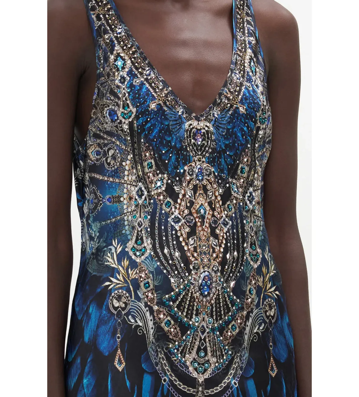 Camilla Bias Cut Tank Dress in Ground Control Size S / AU 10 - Image 4