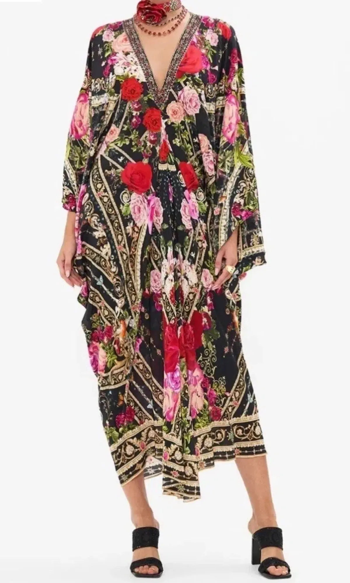 Camilla Reservation For Love T Shape Long Kaftan One Size - Image 1