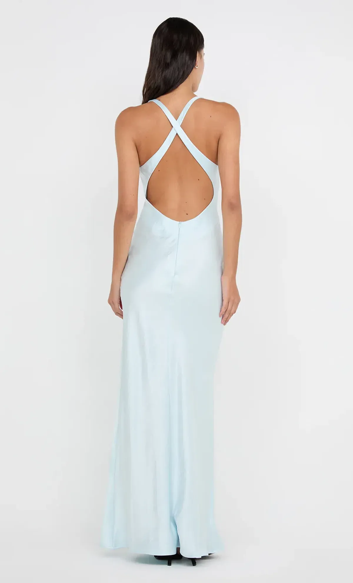 Bec & Bridge The Dreamer V Neck Dress Arctic Blue Size 6 for rent on The Volte - main image