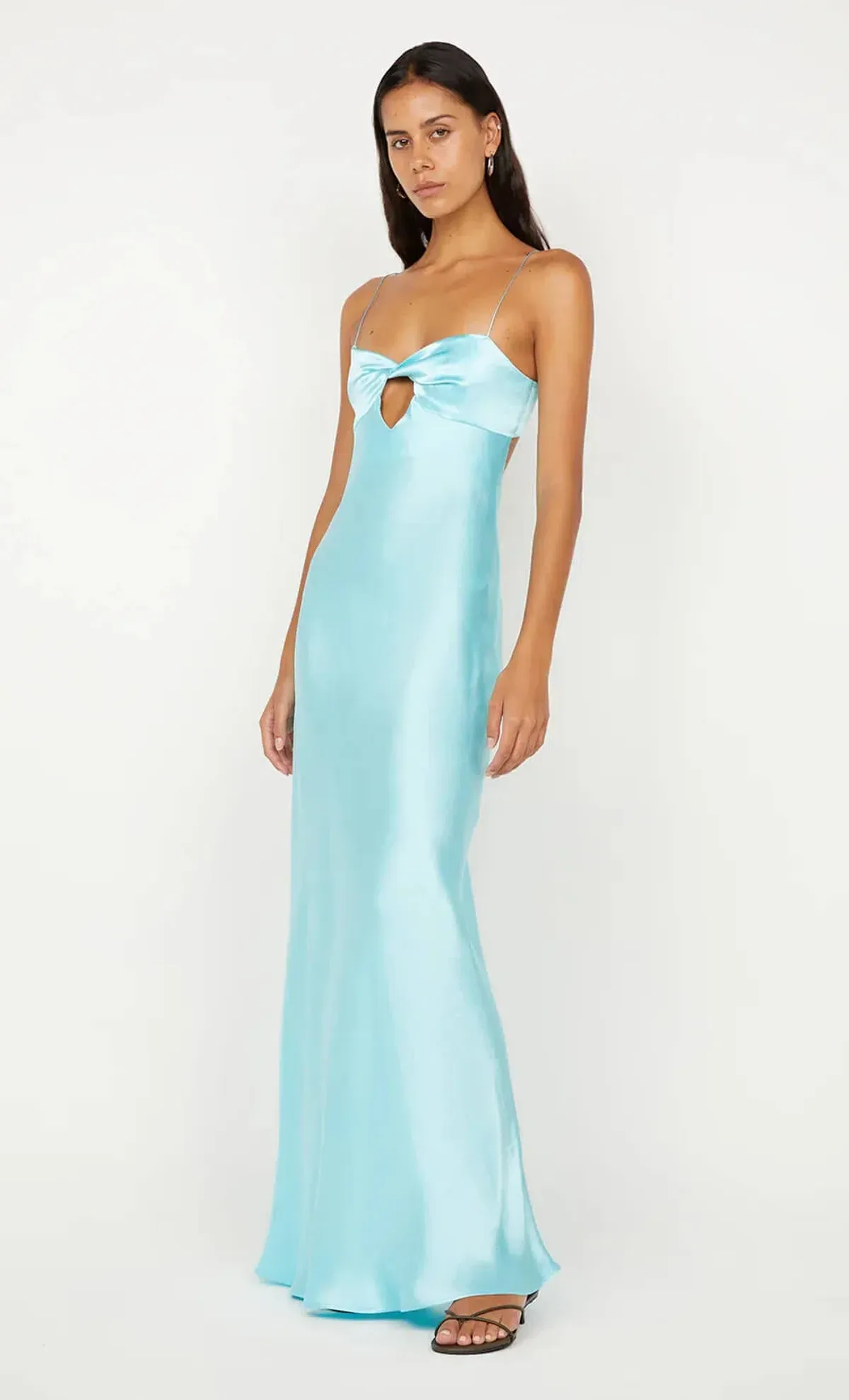 Bec and Bridge Cinder Twist Maxi Dress in Blue Size 8 - Image 1