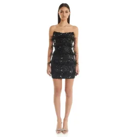 Eliya The Label Tiffany Mini Dress in Black Size XXL / AU 16 for rent on The Volte - image 1