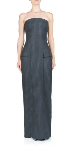 Bec + Bridge Strapless Maxi Dress Black Size 8 for rent on The Volte - image 2