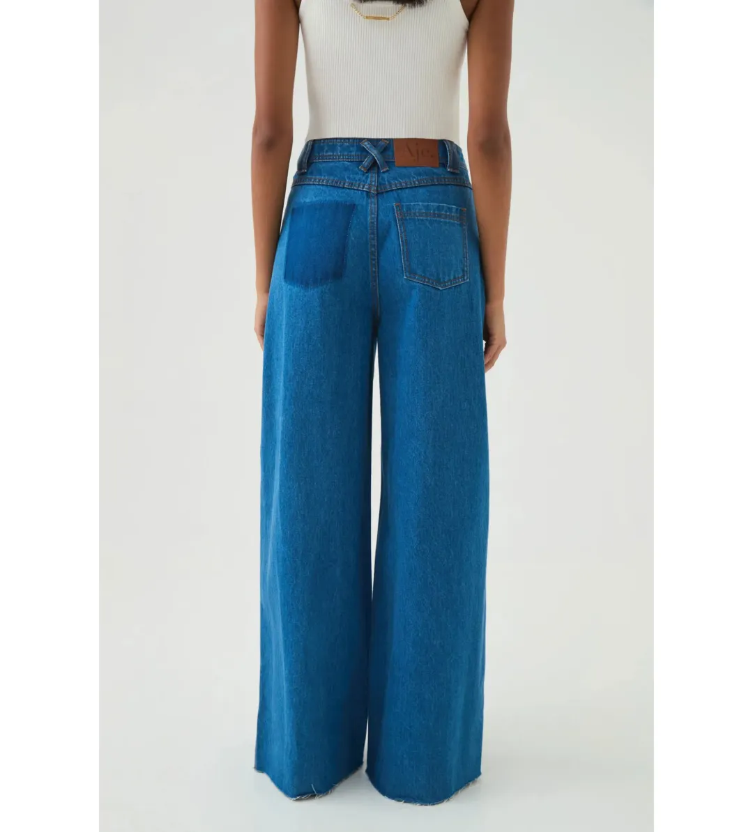 Aje Outline Denim Jeans 70's Wash Size 8 for rent on The Volte - main image