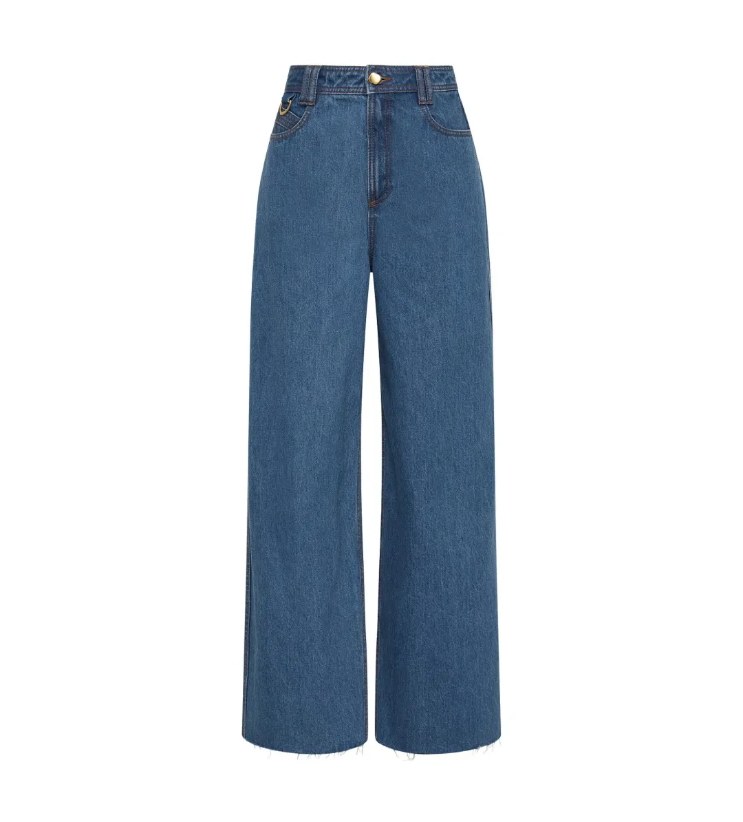 Aje Outline Denim Jeans 70's Wash Size 8 for rent on The Volte - main image