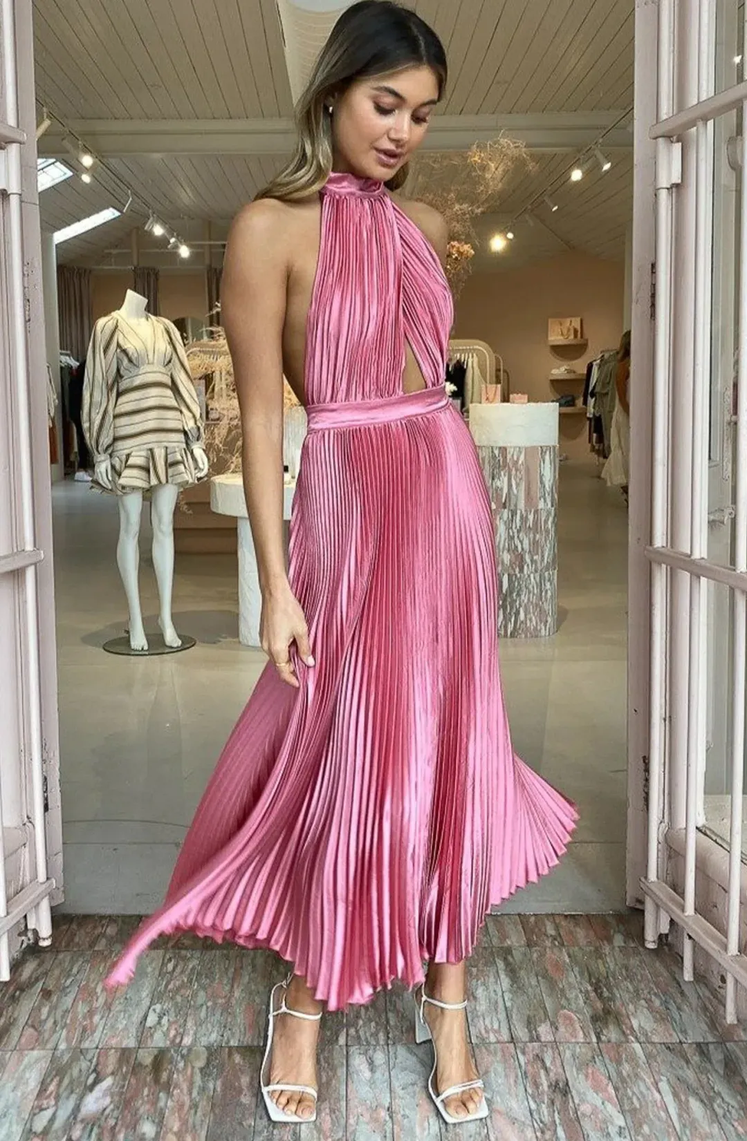 L'idée Woman Renaissance Gown Pink Size 8 for rent on The Volte - main image