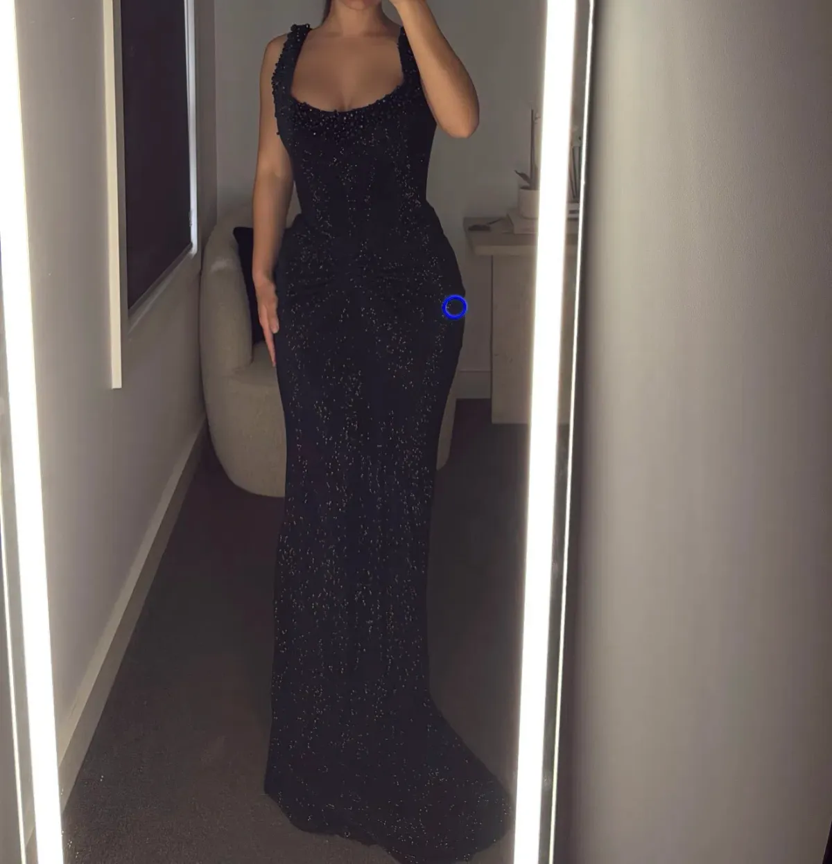 Lirika Vesa Vivienne Gown Black Size 6 - Image 2