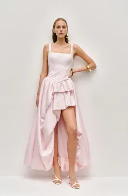 Aje Alani Gown Pink Size AU 14 for rent on The Volte - image 1